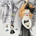 【20%OFFクーポン☆】レディドールチャーム バッグチャーム チュールレース ギンガムチェック ゴールドフック F アクセサリー レディース 春 夏 秋 ミリアンデニ(4)