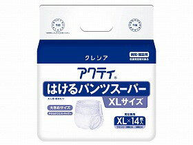 楽天ケアフーク失禁パンツ 日本製紙クレシア 紙おむつ 通気性 吸収 15時までのご注文で即日出荷（休業日除く） アクティ はけるパンツ　スーパー おすすめ むれにくい サラサラ フィット 快適 やさしい