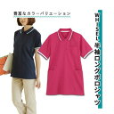 WHISEL 半袖ロングポロシャツ WH90338 ローズ