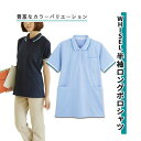 WHISEL 半袖ロングポロシャツ WH90338 サックス