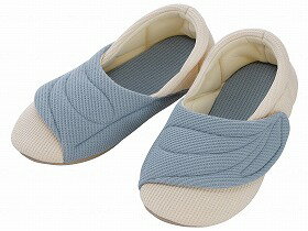 SS特価 敬老の日 ワイドベルトワッフル ブルー 左右サイズ違い