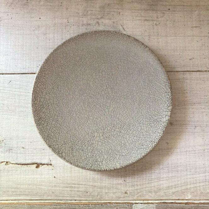 新商品 monotoneシリーズ モノトーンクラックプレート 19cm Sサイズ グレークラック 洋食器 和食器 美濃焼 デザートプレート パン皿 取り皿 カフェ レストラン 小皿朝ごはん インスタグラム 日本製 おもてなし 洋皿