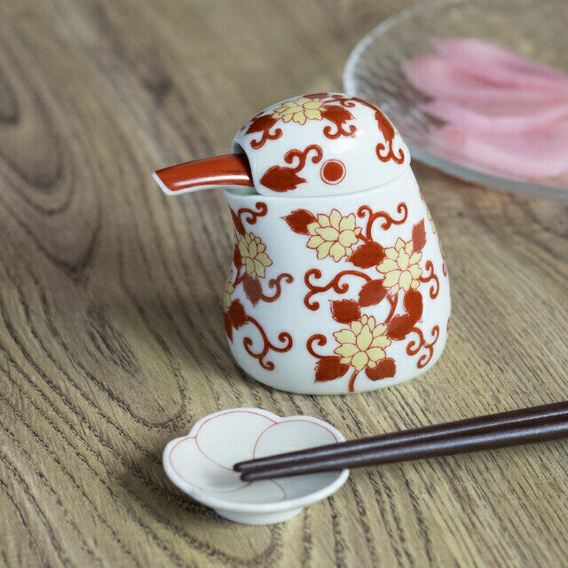 有田焼 カワセミ 赤 醤油さし(小) 液だれしない 陶磁器 かわいい ギフト 母の日 食卓雑貨 鳥