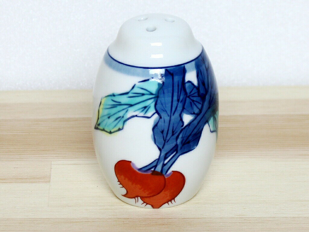 【11日まで 30％OFF】塩コショウ入れ 三穴 大 陶器 胡椒入れ 有田焼 蕪 かぶら おしゃれ かわいい 一味 七味 唐辛子 調味料