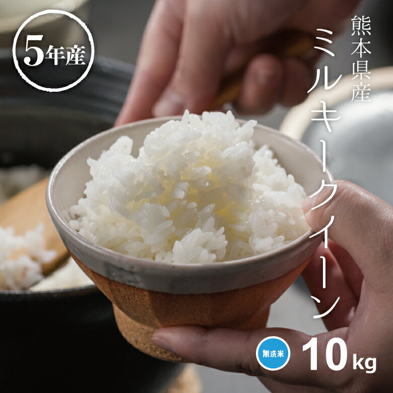 米 無洗米 10kg 送料無料 ミルキークイーン 5kg×2