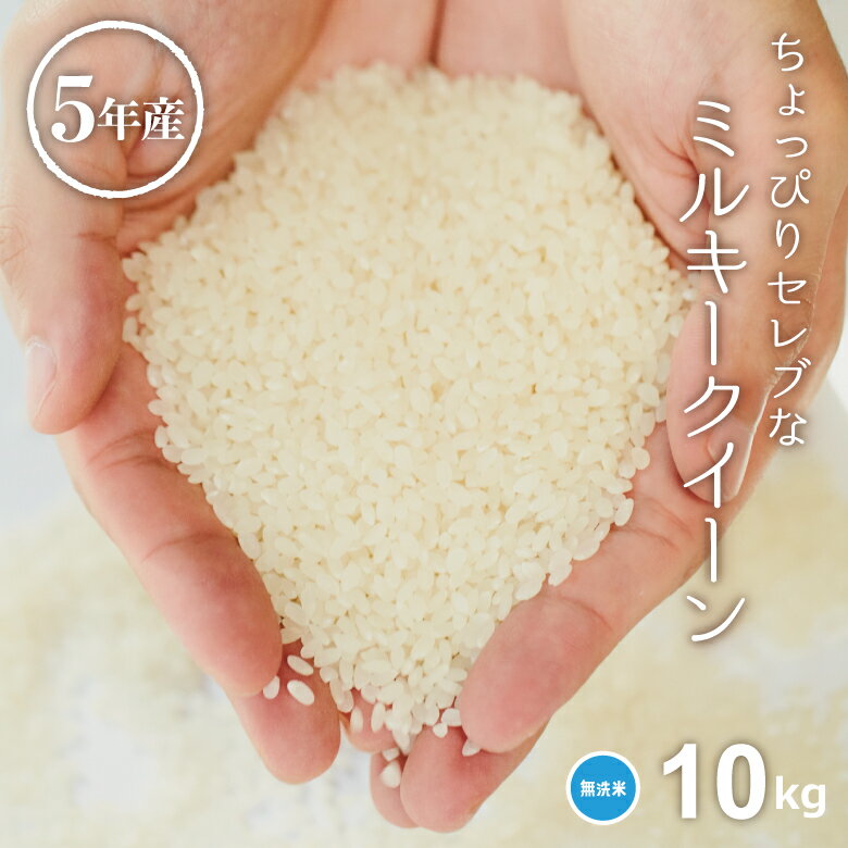 米 無洗米 10kg 送料無料 ミルキークイーン 5kg×2 国内産 令和5年産 ちょっぴりセレブなミルキークイーン 米 10kg 米10キロ 無洗米 送料無料 10kg お米 10kg 送料無料 備蓄米 非常用