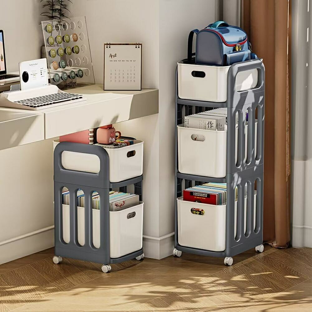 送料無料 ランドセルラック キャスター付き 書類棚 収納棚 収納ラック ファイルワゴン サイドワゴン キ..