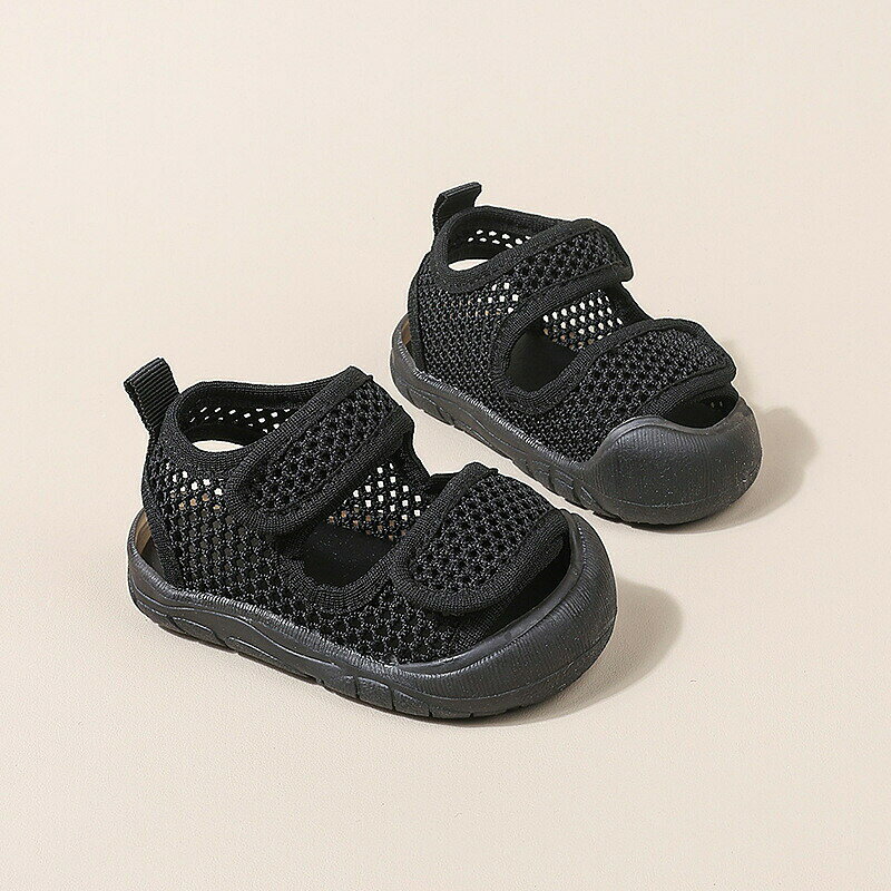 【10%SALE＆P5倍】ベビー サンダル キッズ スポーツ 靴 男の子 女の子 サマーシューズ メッシュ 軽量 キッズサンダル アウトドア おしゃれ ベビーシューズ 水陸両用 1歳 2歳 3歳 ベビー服 歩行練習 出産祝い つま先ガード 幅広 通気 歩きやすい 柔らかい 2