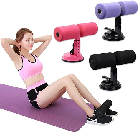 【お買い物マラソン期間中！】吸盤式 筋肉トレニーング 腹筋 足固定 高さ調整可 トレーニング 腹筋 背..