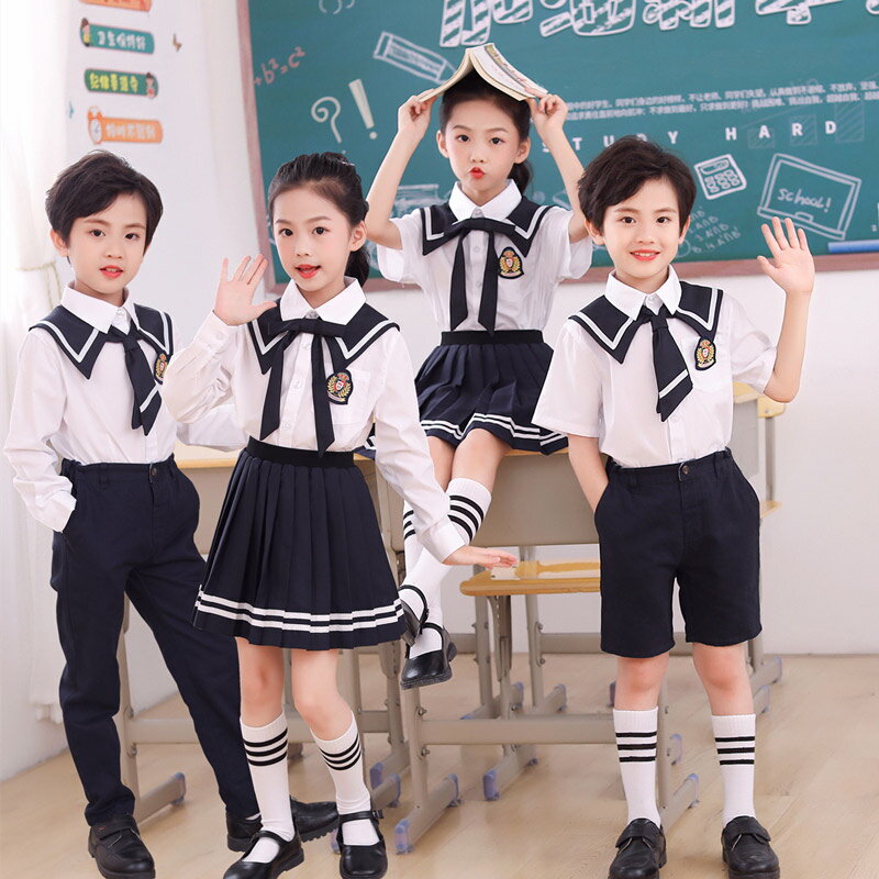 【期間限定★10%OFFクーポン】入園式 キッズ スーツ 子供服 入学式 女の子 男の子 スーツ 幼稚園 制服 子供 スーツ セーラー服 上下セット衣装 セットアップ 子供 フォーマル スーツ 卒園 卒業式 発表会 演出服 イベント ダンス服 小学生 七五三 110 120 130 140 150 fudanzukainoomise-10000776 Dulkiss パッケージ画像