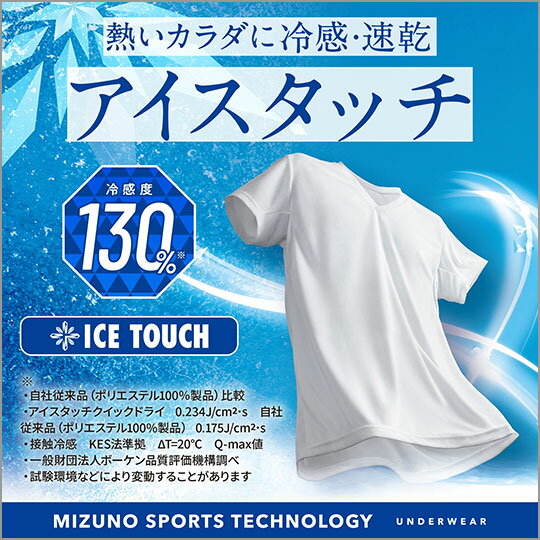 ミズノ（MIZUNO）　アイスタッチクイックドライアンダー　タンクトップシャツ　女性用　ホワイト　M 2