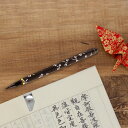 メッセージカード付 あかしや 筆ペン写経セット 傳‐1 AZ-17SAWD-1 奈良筆老舗 水性染料 毛筆タイプ 細字 文房具 写経用紙 罫線 なぞり書き 手本...
