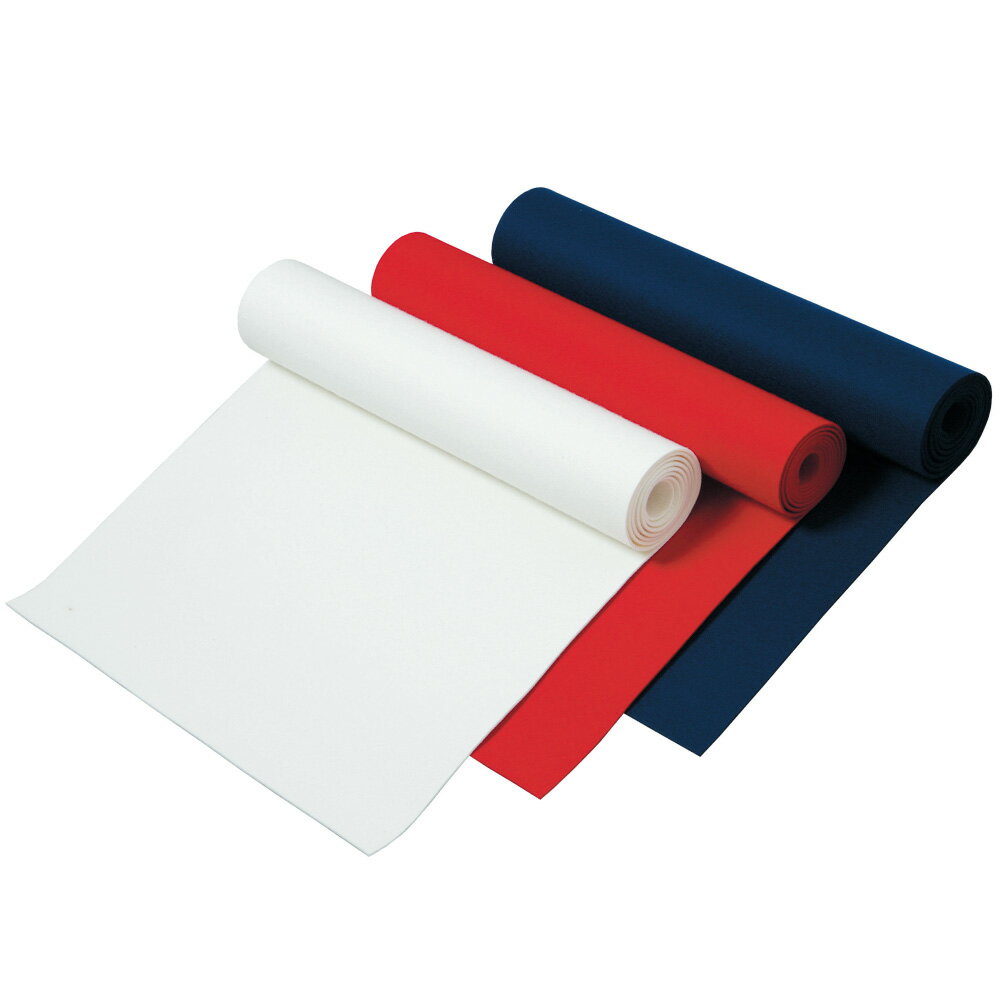 あかしや 下敷 半切 毛氈 2ミリ（白・赤・紺） 2mm 書道用具 書道用品 下敷き 大判 条幅用 画仙紙用 紺..