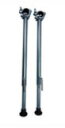 【ユニパー】UP-100S用軒先支柱(700-1000mm)2本組(足ゴム付き)