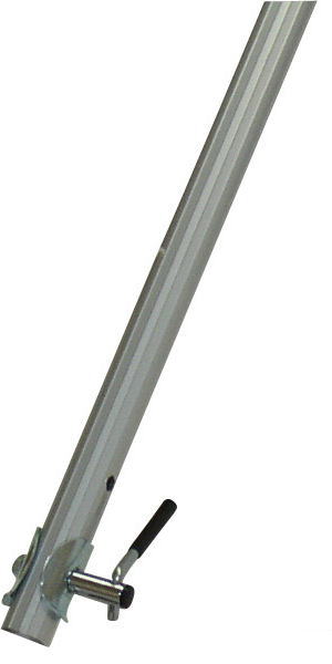 【友定建機】アルミパイプ柄1800mm（スーパーフレスノ360・TAF-1000H用）（取付金具付き）