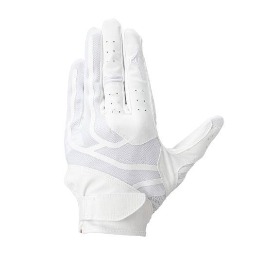 大人気！大特価セール！最安値に挑戦！グラブと一体となって球際を制する！指マチシームレス構造の『ミズノプロ守備用手袋　緩衝パッド付』！ 【MIZUNO PRO】ミズノ＜ミズノプロ＞守備用グローブ パッド付 左手用 高校野球ルール対応モデル ホワイト×ホワイト ユニセックス 1EJED340（野球・ソフトボール・一般用・大人用・守備用手袋・守備手・キャッチャー用・捕手用・Mizuno Pro GLOVE） 品番 1EJED34010 カラー 10：ホワイト×ホワイト（白） サイズ S（22〜23cm） M（24〜25cm） L（26〜27cm） 素材 平側素材：合成皮革 甲側素材：合成皮革、合成繊維 ・高校野球ルール対応モデル ・単独水洗い可能 ・衝撃吸収パッド付き 激安超特価セール！1EJED15010、1EJED150の後継モデルです。