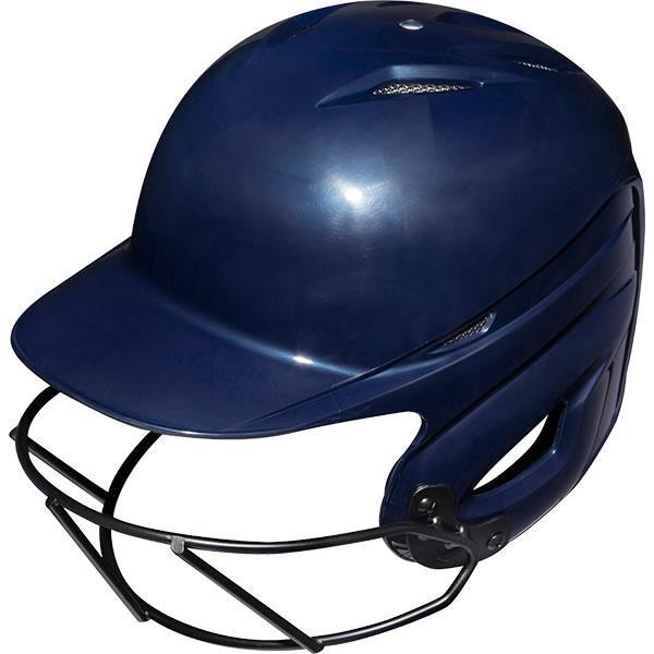 【MIZUNO】ミズノ ソフトボール用ワイヤー型ガード付きヘルメット(両耳付打者用) 受注生産 1DJHS99014