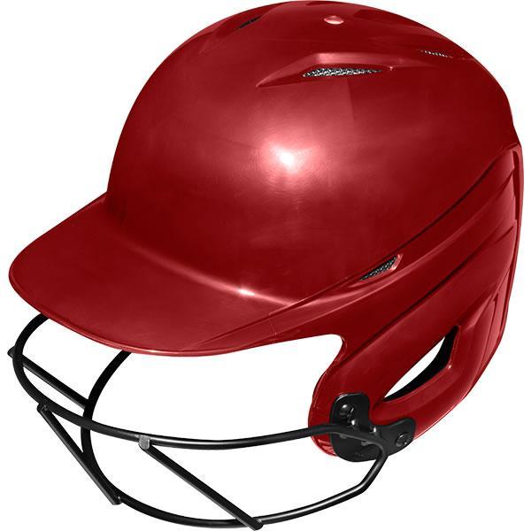 【MIZUNO】ミズノ ソフトボール用ワイヤー型ガード付きヘルメット(両耳付打者用) 受注生産 1DJHS99062