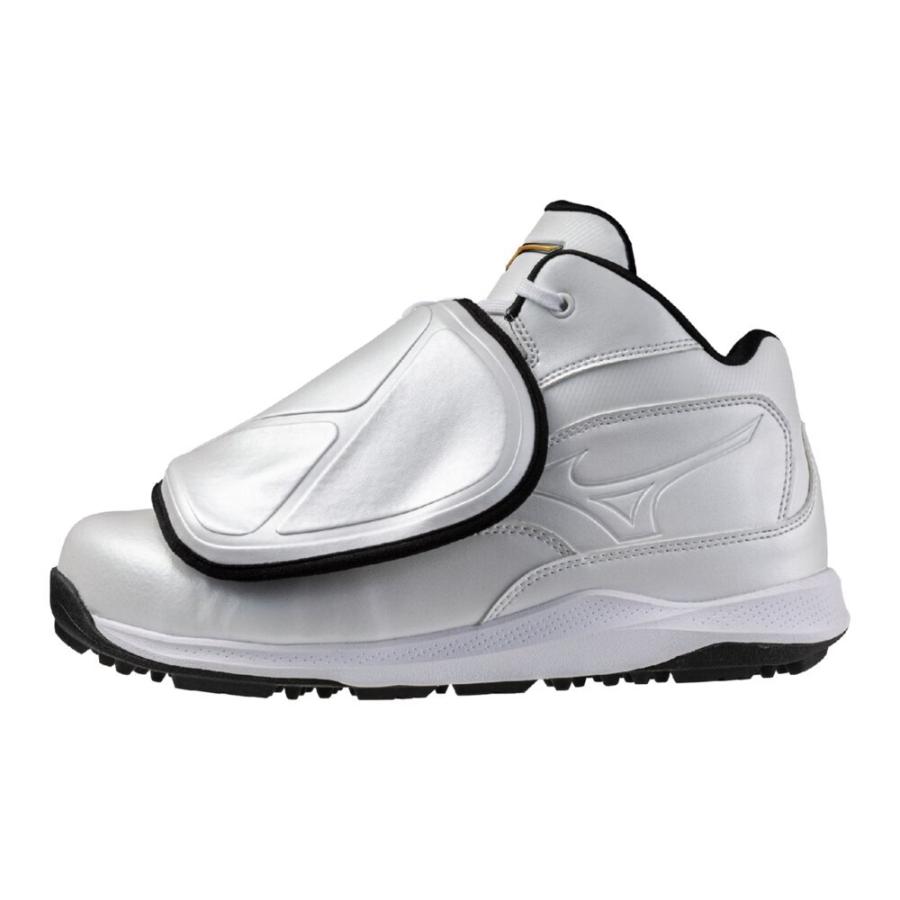 【MIZUNO PRO】【ミズノプロ】審判用シューズ ミズノプロ クッションレボプロ アンパイア 球審用モデル ホワイト 白 11GU250001