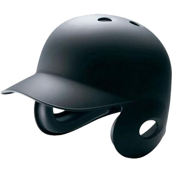 高校野球で大人気！大特価セール！最安値に挑戦！NPB着用率No.1の丸型ヘルメット。シンプル・クラシックなデザイン！ツヤ消しタイプ！ 【MIZUNO】ミズノ 硬式用ヘルメット 両耳付打者用 1DJHH116（野球・一般用・バッター用・防具・艶消し・つや消し） カラー 09：ブラック（黒） サイズ S（53〜55cm） M（55〜57cm） L（57〜59cm） O（59〜61cm） XO（61〜63cm） 素材 変性ABS樹脂 ・SGマーク合格品（対人賠償責任保険付） 激安超特価セール！