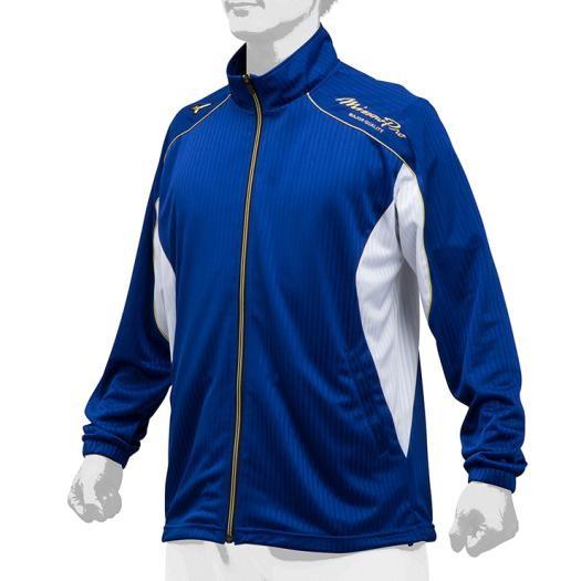 大人気！大特価セール！最安値に挑戦！ 【MIZUNO PRO】ミズノ【ミズノプロ】ウォームアップシャツ[ユニセックス] 12JC9R03（一般用・大人用・野球・トレーニングウエア・ジャージ・ジャケット・上） 品番 12JC9R03 カラー 16：パステルネイビー×ホワイト（濃ブルー×白） サイズ S、M、L、O、XO、2XO 素材 ポリエステル100％ ・右肩にランバードマークワッペン付。左肩にミズノプロ刺繍。 激安超特価セール！