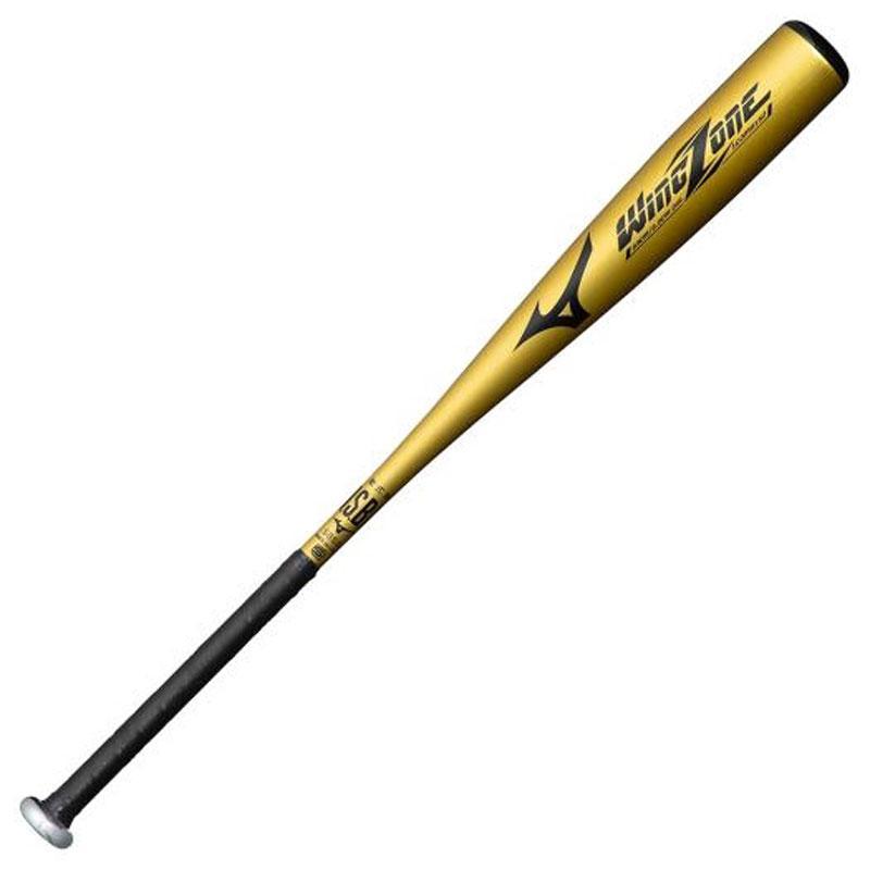 【MIZUNO】ミズノ 軟式用バット ウィングゾーン（金属製／83cm／平均660g）1CJMR17783 50