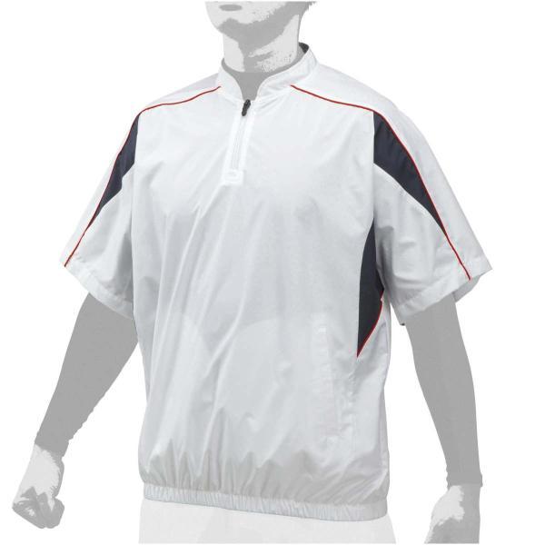 Rakuten - 【MIZUNO】ミズノ ハーフZIPジャケット 半袖 12JE9V3401