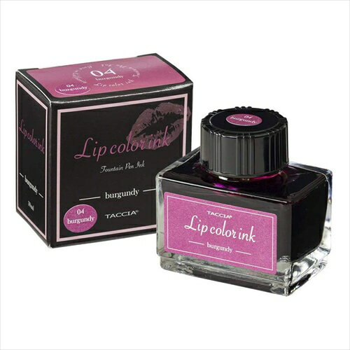 ナカバヤシ TACCIA タッチア リップカラーインク・染料・30ml バーガンディー TFPI-WD30-4【CHI】