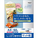 【最大1000円OFFクーポン配布中】ナカバヤシ インクジェット用紙 マット紙MH 厚手 A4 50枚 JPMH-A4S-50【CHI】