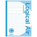 ナカバヤシ ロジカルエアー 軽量ノート B5 方眼5ミリ(10mm実線入)単品 HB5-H502B ブルー【CHI】