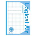 ナカバヤシ ロジカルエアー 軽量ノート B5 方眼10ミリ単品 HB5-H101B ブルー【CHI】