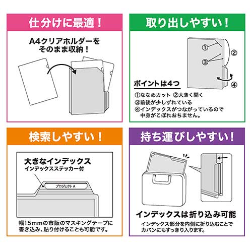 �ʥ��Х䥷 �ɤä�����̥ۥ���� A4 ����������� 5��ѥå� CH-4132C-5 �ڸ��̥ۥ���� ���ꥢ�ۥ���� ���ꥢ�ե�����ۡ�CHI��