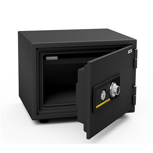 【国内金庫トップクラスのシェア】 【軒先渡し】EIKO エーコー ダイヤル式小型耐火金庫（アラーム付き) 56kg BSS-A　1時間耐火【送料無料】【メーカー直送】 おしゃれ