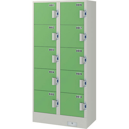 樂天商城 - 【最大1000円OFFクーポン配布中】【国内金庫トップクラスのシェア】 【設置見積必須】EIKO エーコー コインロッカーK K-2510 2列5段10人用【メーカー直送】 おしゃれ