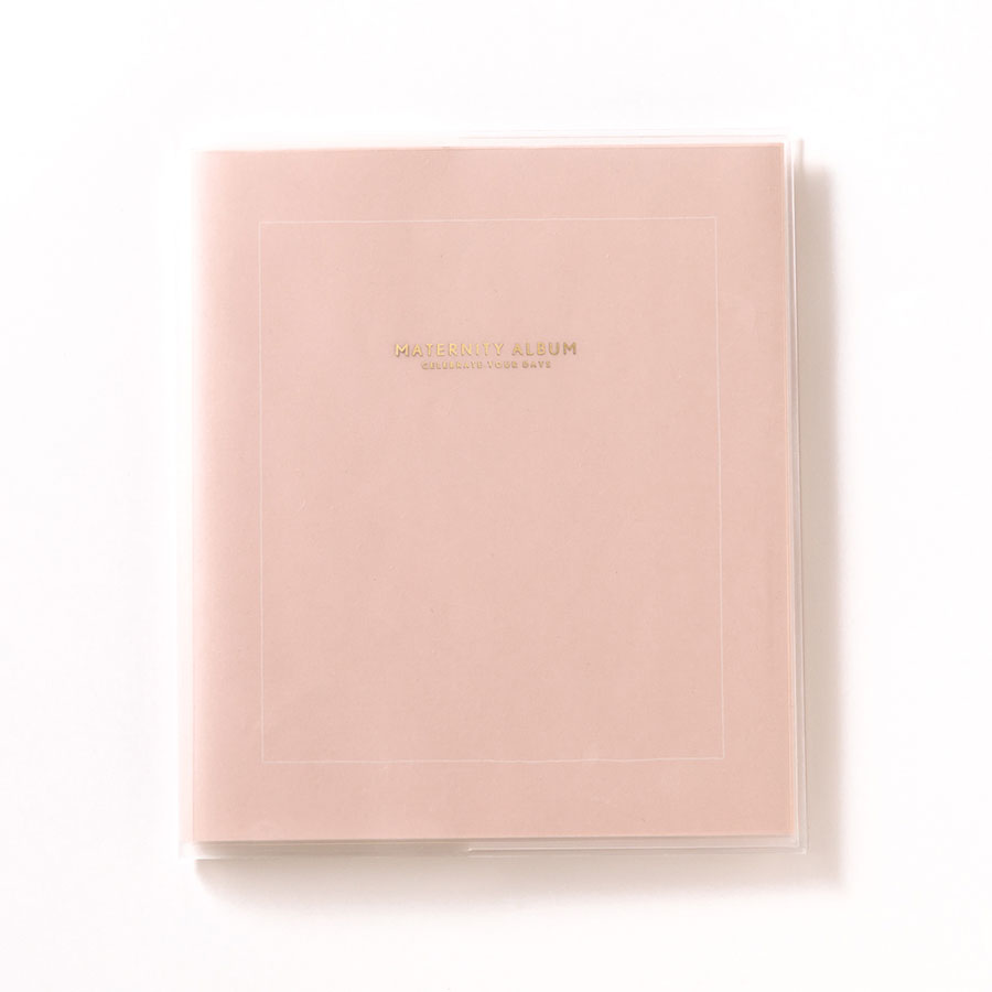 楽天フエルショップいろは出版 シンプルマタニティアルバム simple maternity album GMA-01 beige pink #100# #103#