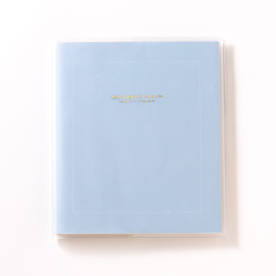 いろは出版 シンプルマタニティアルバム simple maternity album GMA-03 powder blue #100# #103#