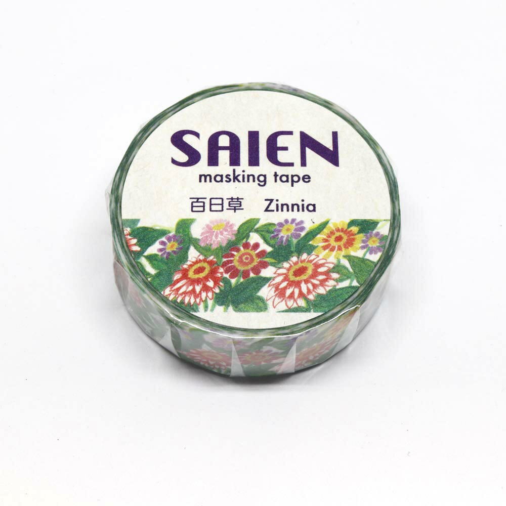 乐天商城 - 【最大1000円OFFクーポン配布中】カミイソ産商 マスキングテープ SAIEN 百日草 TR-0082#207#【CHI】