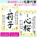 【ディズニー 命名書 手書き オーダー】書道師範による手書きの命名紙 ディズニーキャラクター MEIMEI-D-02 命名 赤ちゃん 出産祝い お七夜 SNS ...