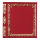 【信頼の日本製】アルバム ナカバヤシ フエルアルバム Lサイズ パレス フォトアルバム ア-LP-11A 赤 【貼り付け式 手作り フォトアルバム 集合写真 L...