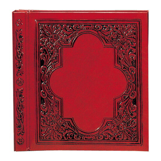 【信頼の日本製】アルバム ナカバヤシ フエルアルバム Lサイズ グレース ア-LS-501-R 赤 【フリー台紙 写真 貼り付け 粘着 フォトアルバム 手作り ...