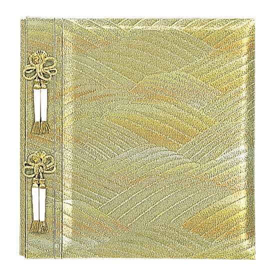 【刺繍名入れ代込み】アルバムナカバヤシ フエルアルバム 贈答用 引出物用 金華錦 ア-LW-102-2 【貼り付け式 手作り フリーアルバム フォトアルバム 集...