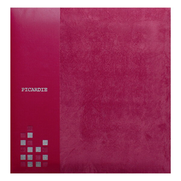 【刺繍名入れ代込み】アルバムナカバヤシ フエルアルバム 贈答用 ピカルディー アH-LG-500-R レッド 【貼り付け式 手作り フリーアルバム フォトアルバ...