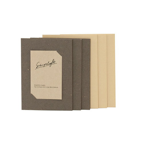 アルバム ナカバヤシ simplaft (シンプラフト) シリーズ フォトカード3枚セット チェキ PCC-SPT-N グレー 【手作り 写真 フォトアルバム ...