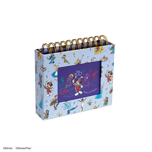 ナカバヤシ フォトランク ディズニー100周年 限定アルバム フレームケースL D100 ブルー A-FTPC-207-2【Disneyzone】#103#のサムネイル