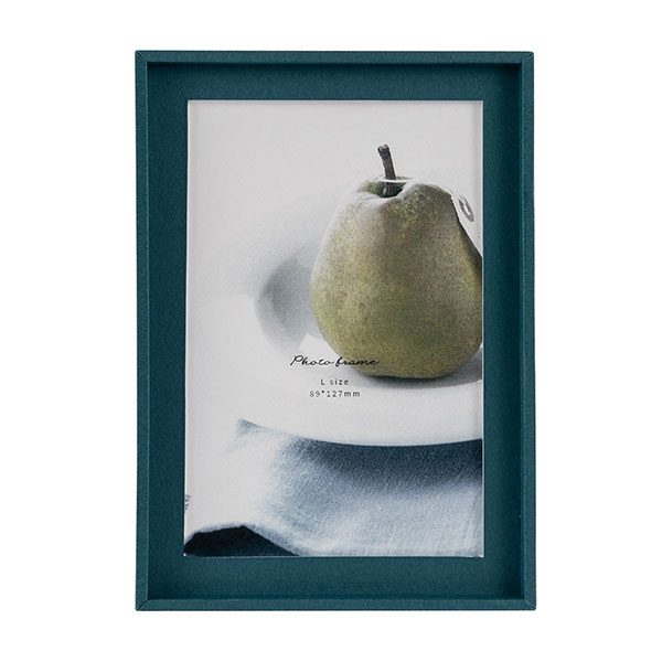 【最大1000円OFFクーポン配布中】ナカバヤシ ペーパーステーショナリー 紙製フォトフレーム L判 ピーコックブルー F-TPA-101-B【CHI】 [3]