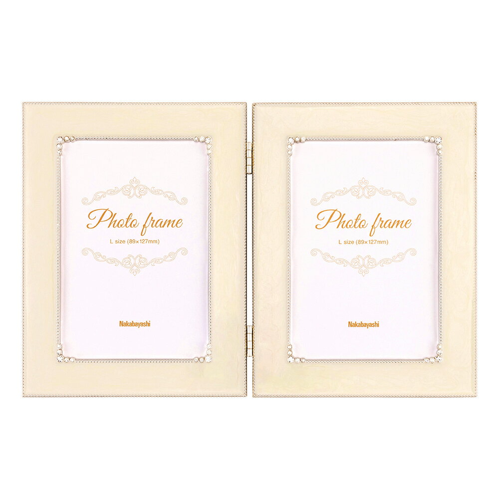 ナカバヤシ フォトフレーム／金属製／スクエア／L／2面 F-TA-120-2 【CHI】