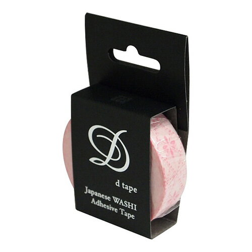 【最大1000円OFFクーポン配布中】ナカバヤシ 和紙マスキングテープD tape FS 15MM ライトピンク DT15-FS-LP【CHI】