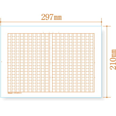 【最大1000円OFFクーポン配布中】ナカバヤシ 原稿用紙 A4 20枚 ヨG-A4【CHI】