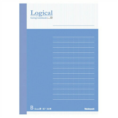 ナカバヤシ ロジカルノートA6 B罫48枚ブルー COC-ノ-A601B【CHI】