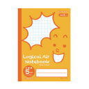 ナカバヤシ ロジカル・エアー 軽量ノート 方眼5mm B5 フェイス柄 HB5-H504Y イエロー【CHI】